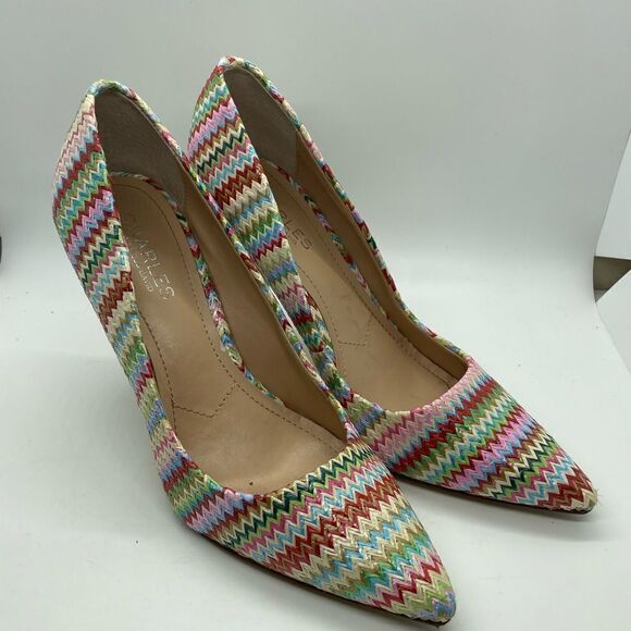 CHARLES BY CHARLES DAVID SWEETNESS PUMP Multi Colored Pattern Women’s Size 7.5 - Picture 11 of 11